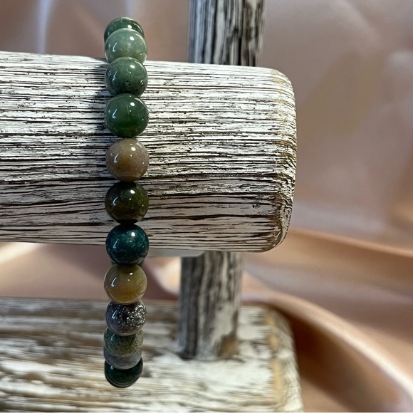 Indian Agate Natural HealingCrystal Bracelet - Picture 3 of 3